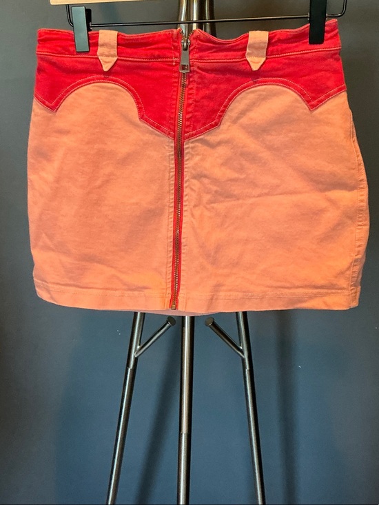 BDG Dresses & Skirts - BDG Two-Tone Pink and Red Mini Skirt
